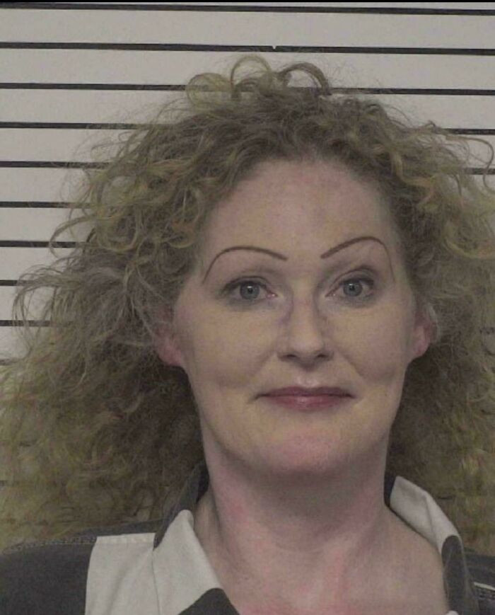 "She Feloniously Drew Those Brows On"