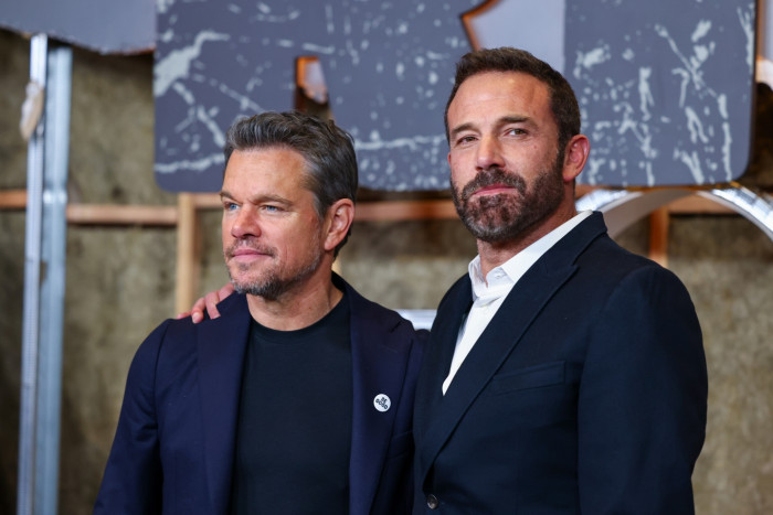 Matt Damon on a Netflix film set, discussing streaming fatigue insights.