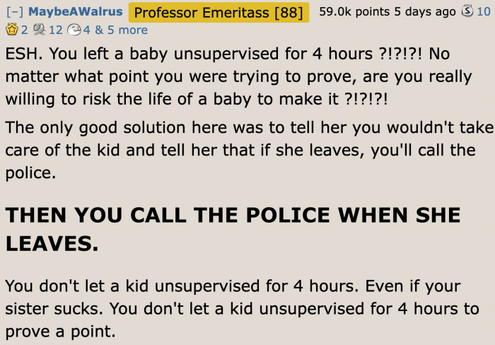 The majority of Redditors agree that both of them are wrong.