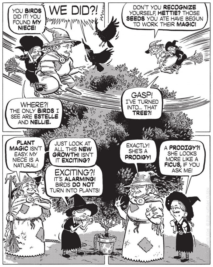 24. She looks more like a ficus