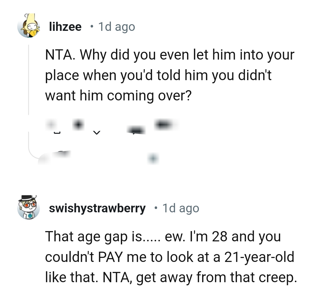 The OP should get away from such a creep