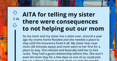 "AITA For Turning Down My Sister In Her Time Of Need" - Redditor In Dilemma