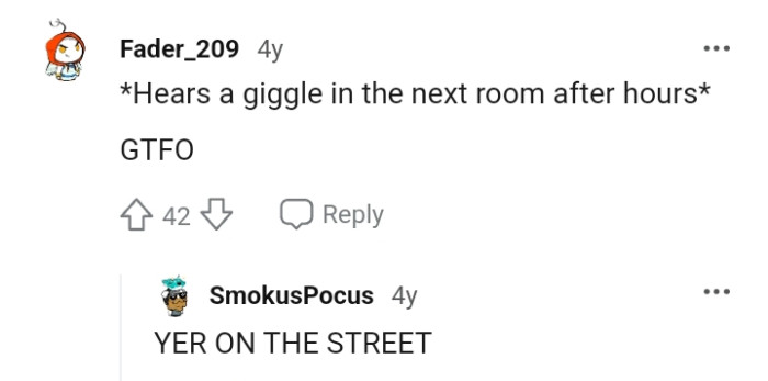 When You Hear a Giggle in the Next Room...