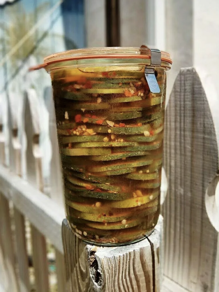 4. Pickles - pickling brine is a preservative; however, one must follow storage instructions for store-bought pickles.