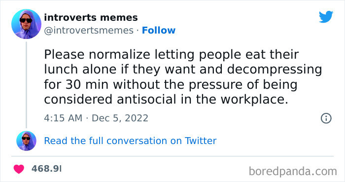 Lunching alone should be normalized!