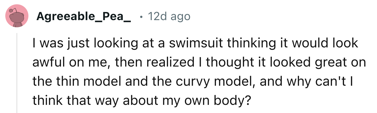 People Should Think Good About Their Looks