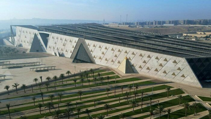 "Grand Egyptian Museum By Heneghan Peng Architects In Giza, Egypt. The Largest Museum In The World For A Single Civilization"