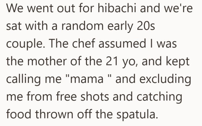 Instead of sharing in the fun, she found herself labeled and excluded while everyone else joined the show.