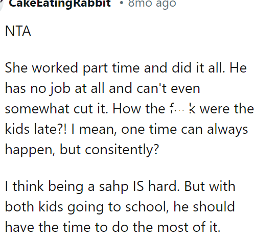 He has enough time to finish everything.