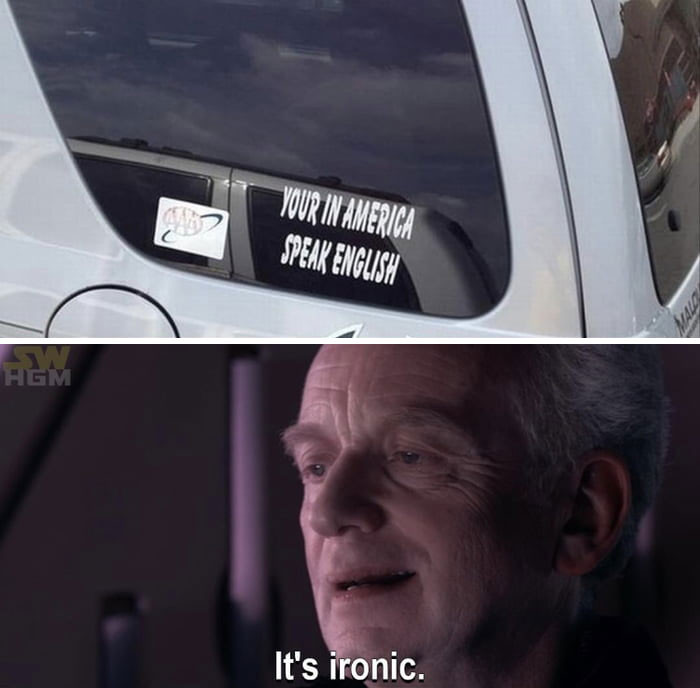 6. It is truly ironic