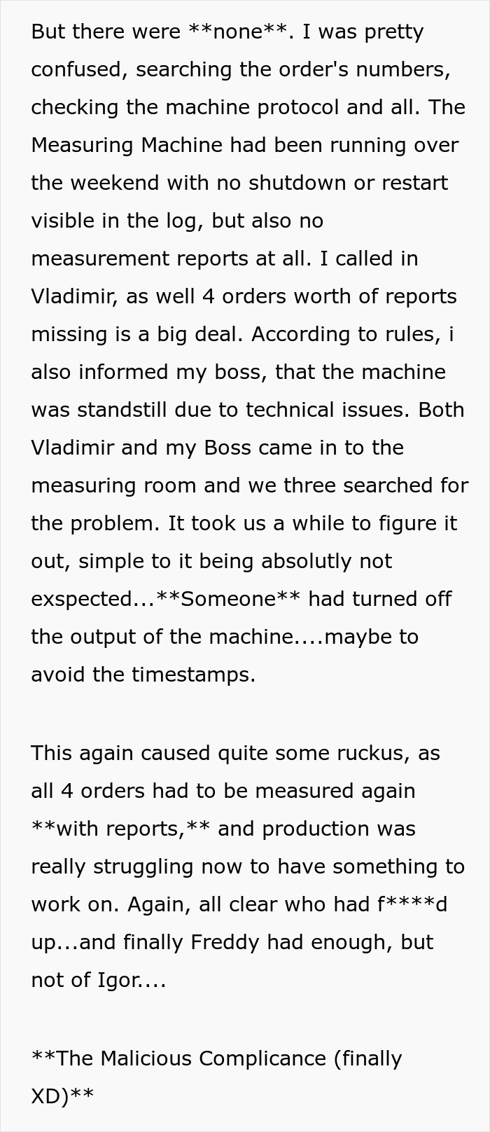 The problems kept piling up.