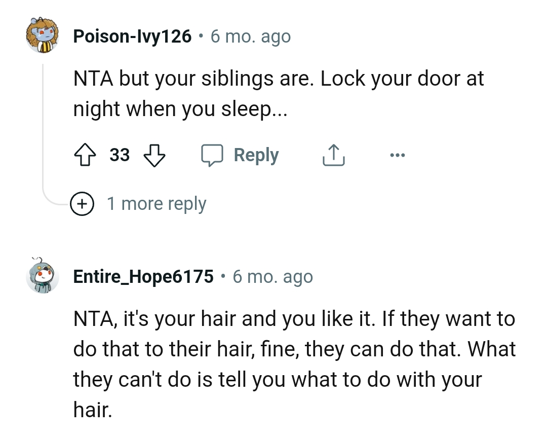 The OP Should Lock Her Door When She Sleeps