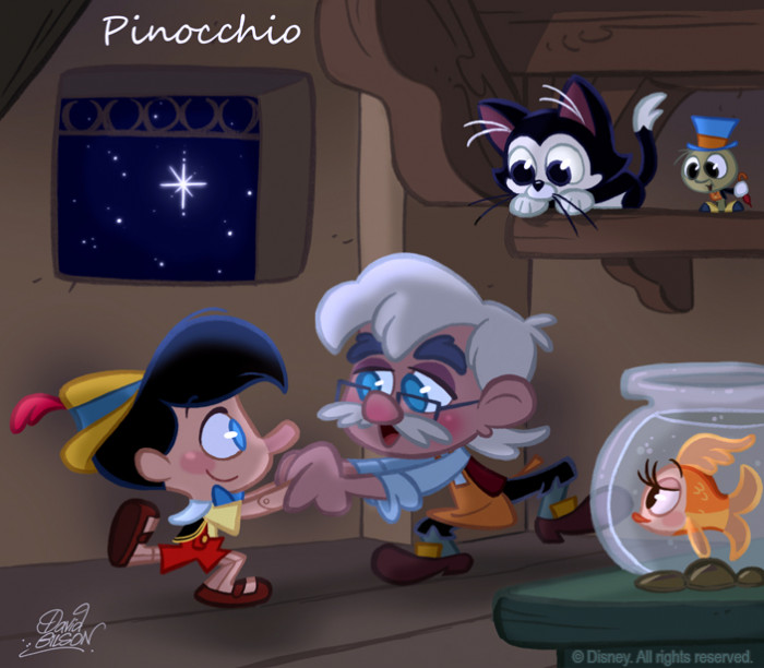 17. The Chibi Style Version of Pinocchio