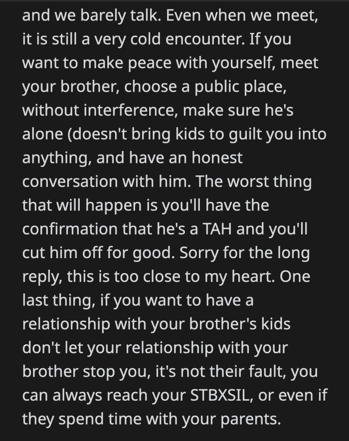 If OP wants to meet Shane for his own peace of mind, then he should go into the meeting with realistic expectations.