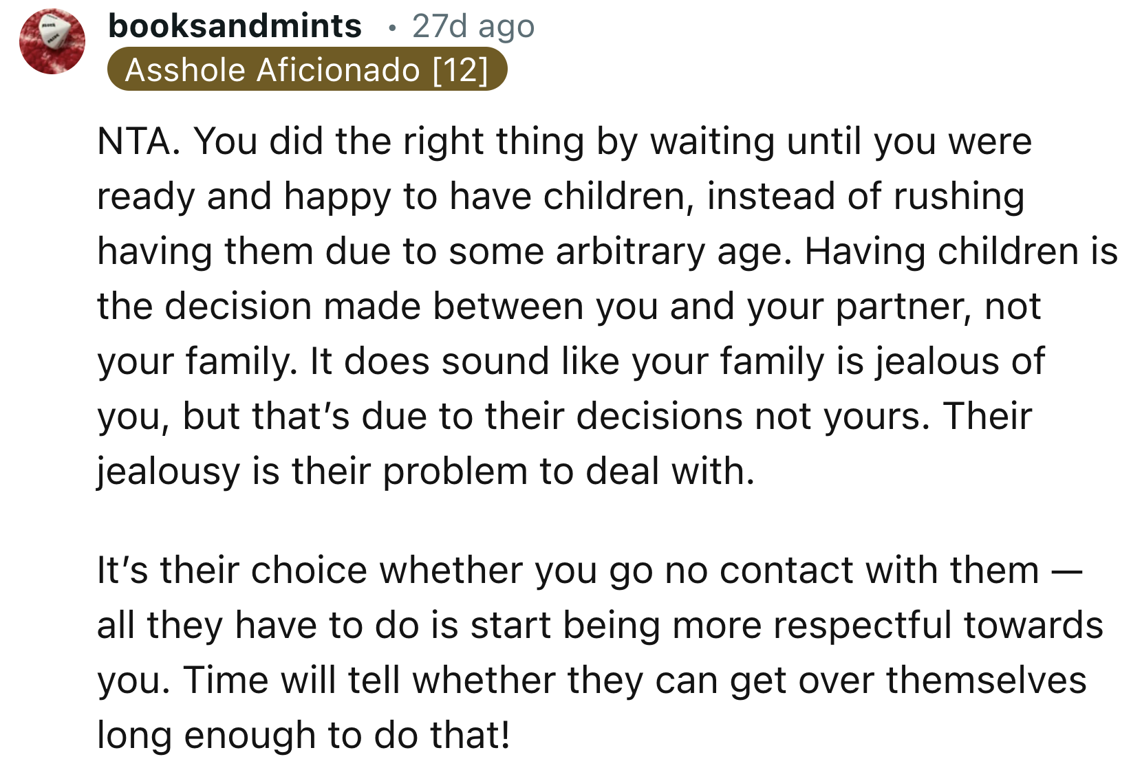 OP Did The Right Thing By Having Fun With Her Husband And Kids