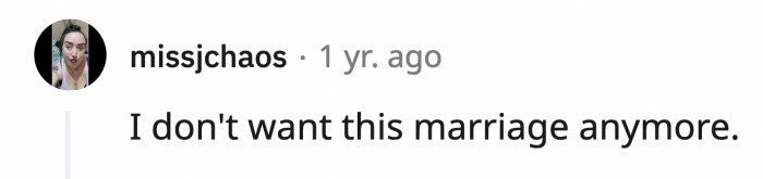 27. Ending a marriage