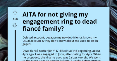 Lady Comes Under Fire By Her Late Fiance's Family For Refusing To Return Her Engagement Ring