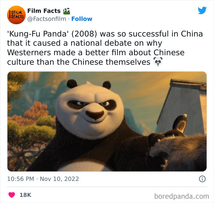 27. The movie Kung-Fu Panda