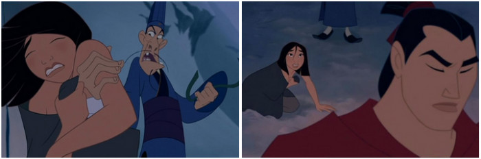 15. Mulan was planned to be executed despite the fact that she defended them from the Huns once her actual gender was revealed.