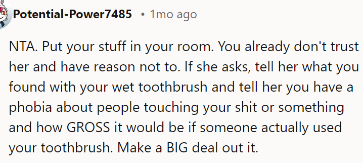 She should make a big deal out of it