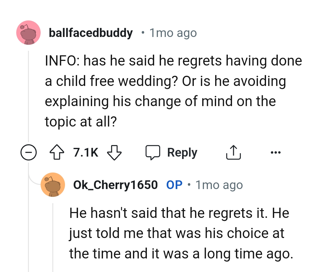 OP's brother doesn't regret it