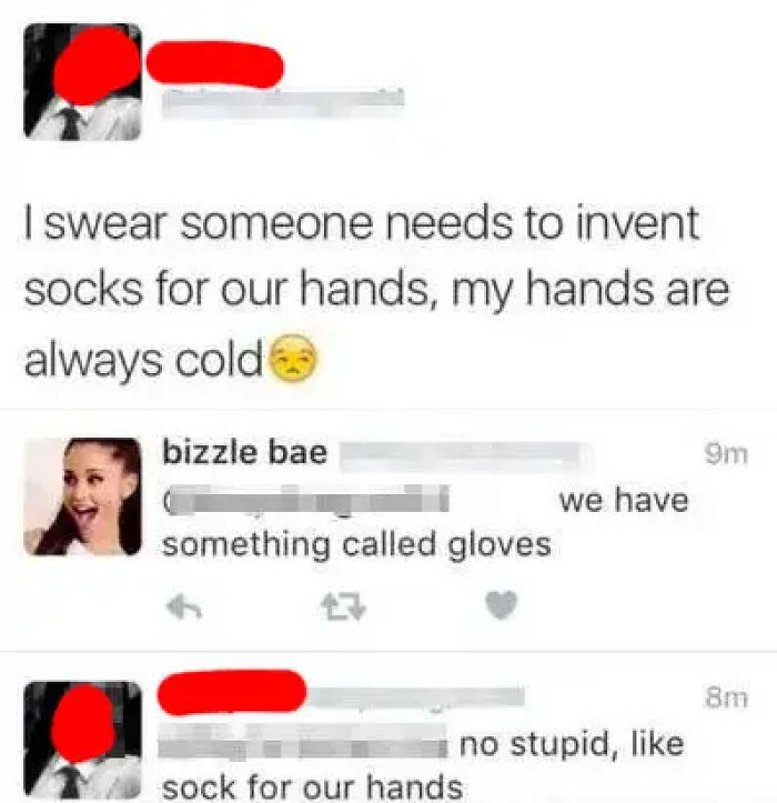 32. A sock for the hands