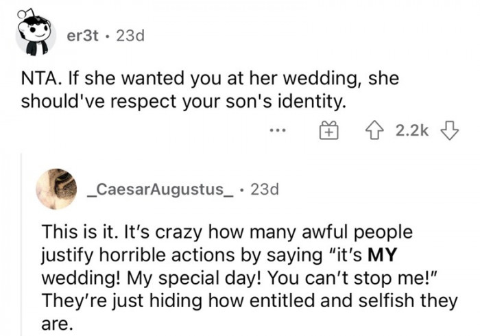 Just another bridezilla.