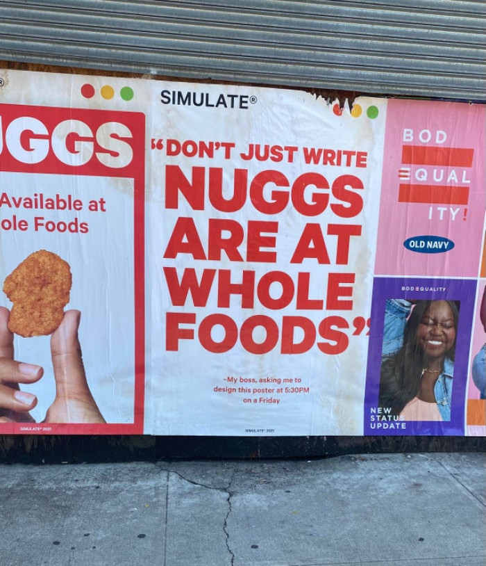 8. “Came across an intentional one today”