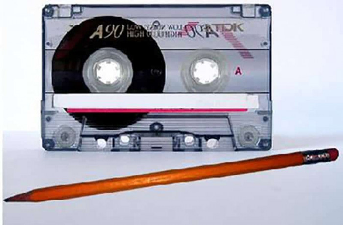 12. If you owned a cassette tape player, you must have used a pen or pencil at some point to rewind or fast-forward your cassette.