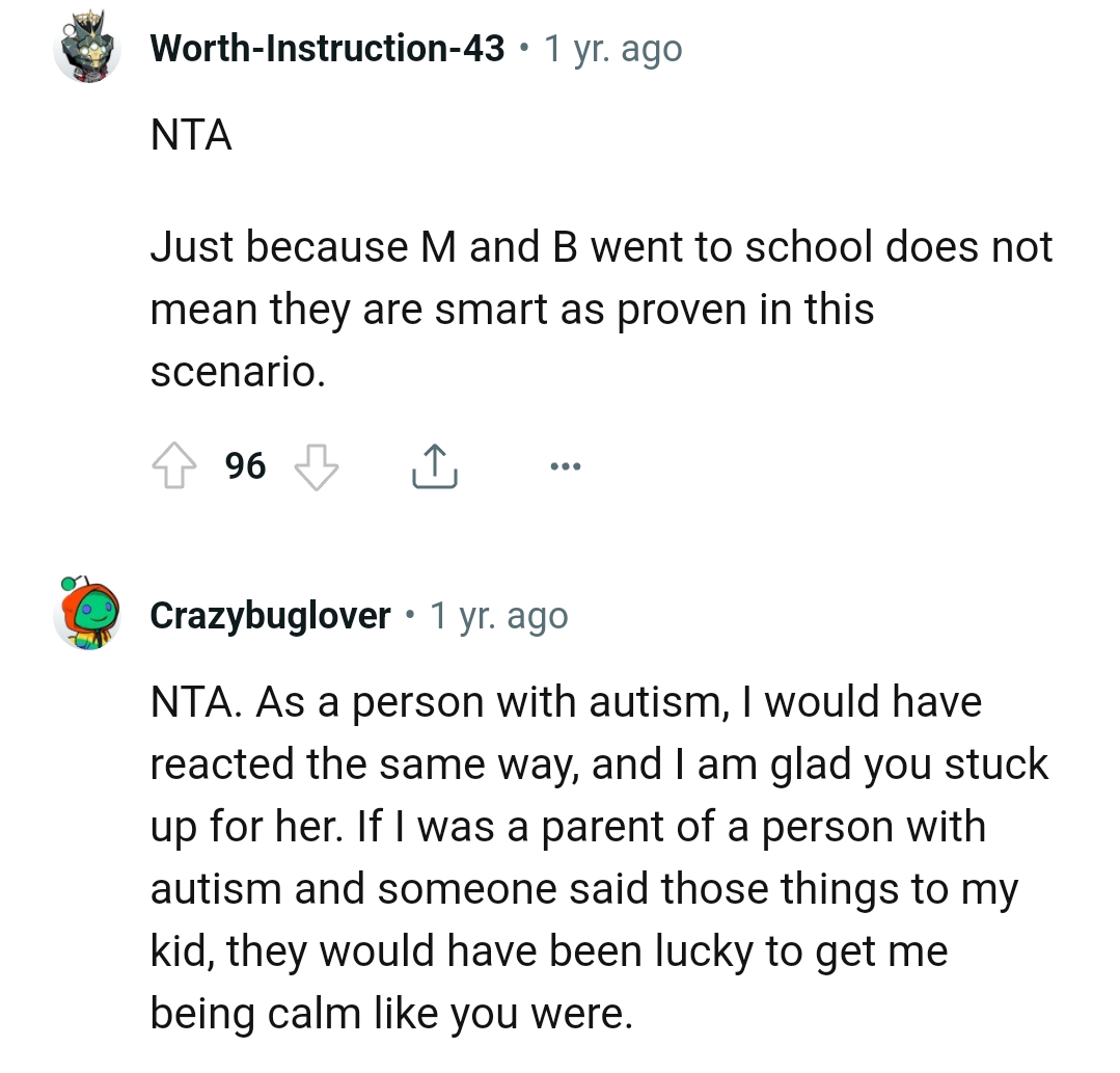 This Redditor would have reacted the same way