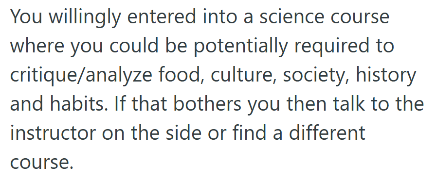 Technically correct, but compassion isn’t exactly a lab requirement.