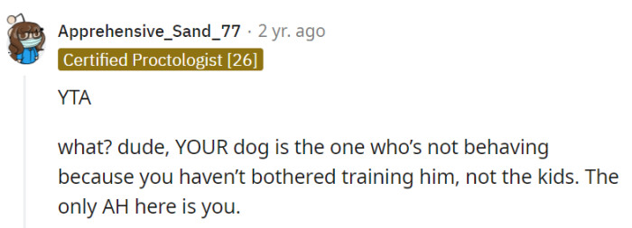 Ruff day in the neighborhood, huh?