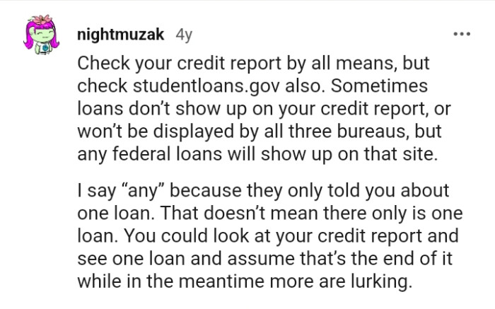 The OP should check his credit reports by all means