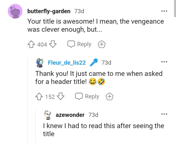 This Redditor Finds the OP's Title So Awesome, and the OP Appreciates It