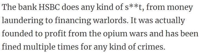 17. HSBC bank