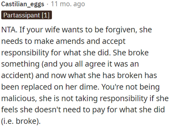 It's about accountability and fairness.