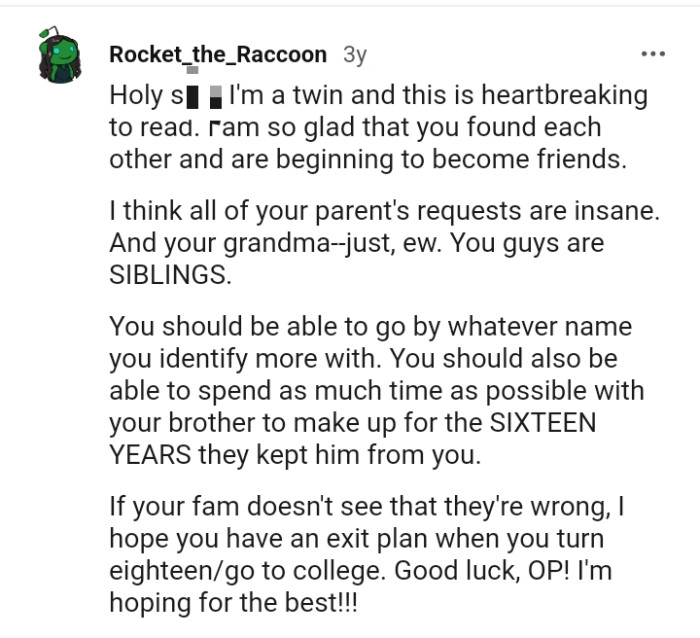 The OP can go by whatever name she so pleases