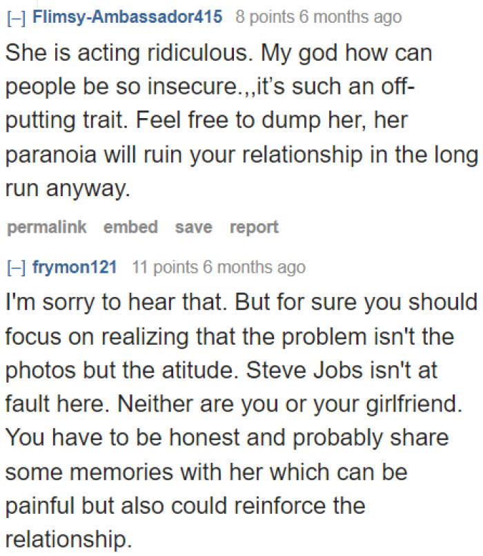 A few Redditors believe it's a deal breaker. If the OP can't take it, he can consider breaking up with this girl