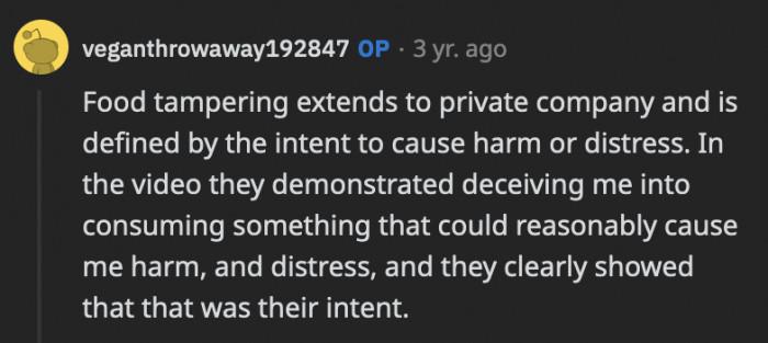 OP explained how the charges were pushed through