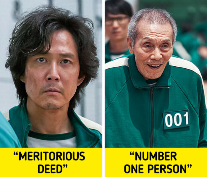 5. The Squid Game character names