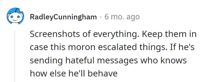 Screenshots locked and loaded for the drama queen. Hate messages today; who knows what's on tomorrow's chaotic agenda!