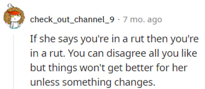 Something needs to change