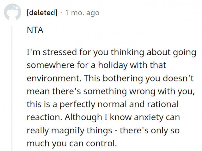16. No holiday will be truly joyful in that environment