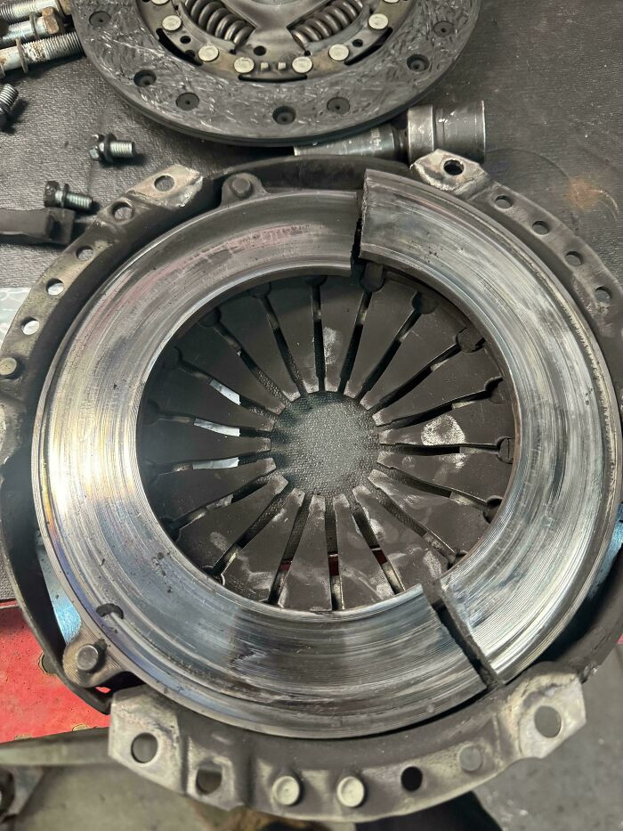 "Replaced This Clutch In A Customer's Car Last Year. And The Year Before. Didn’t Expect To See This"