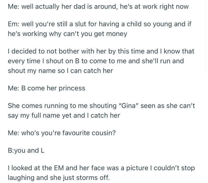 The second part of the conversation