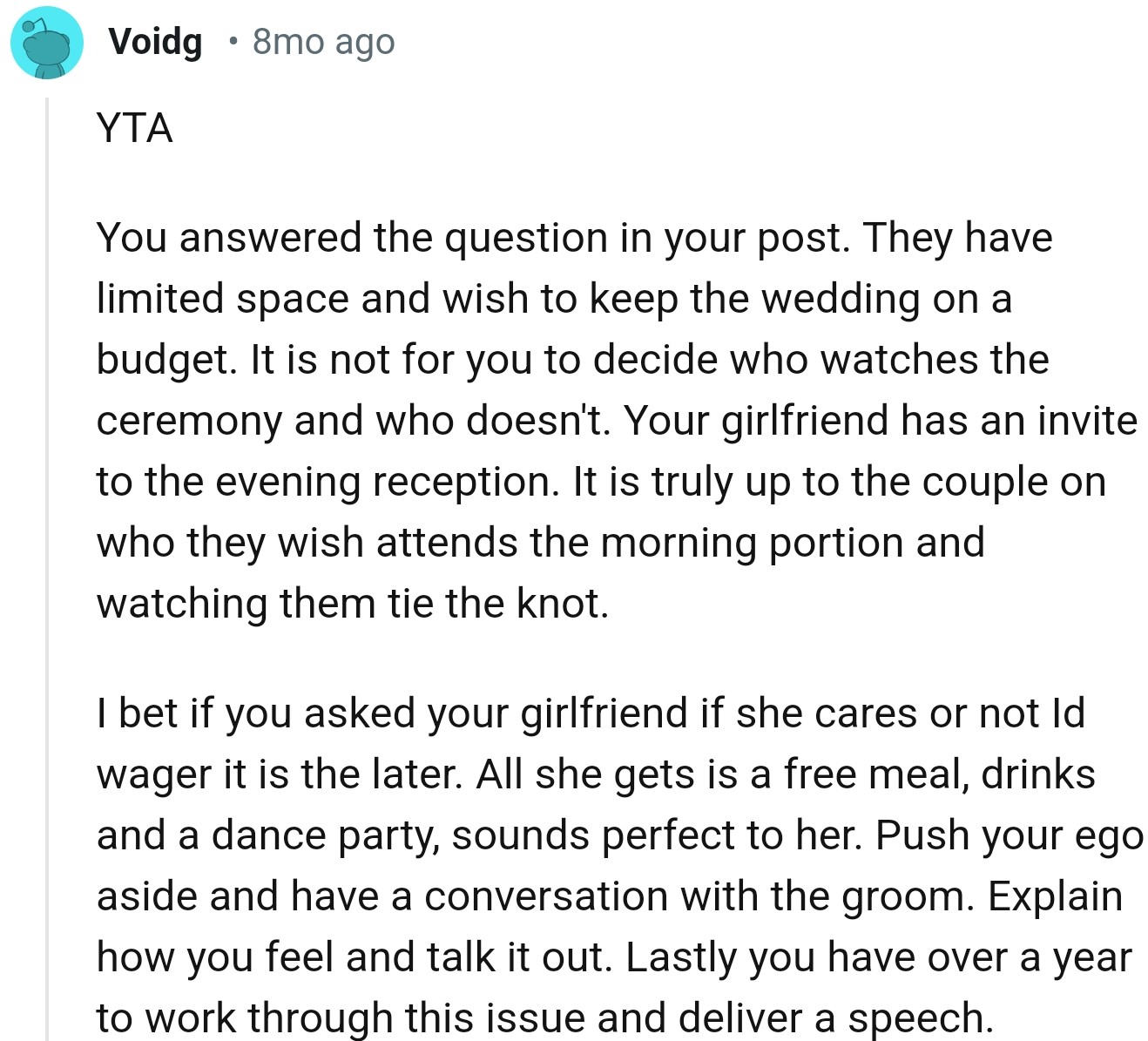 Check out some interesting comments we've gathered from the Reddit community;