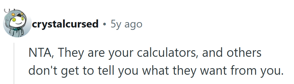 Hard to argue with that math — ownership still equals choice.