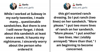 Your Weird Food Combinations Have Nothing Against This Woman's Subway Order As Told By The Sandwich Artist Who Made It
