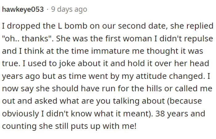 This started bad, but turned out great. 38 years later...