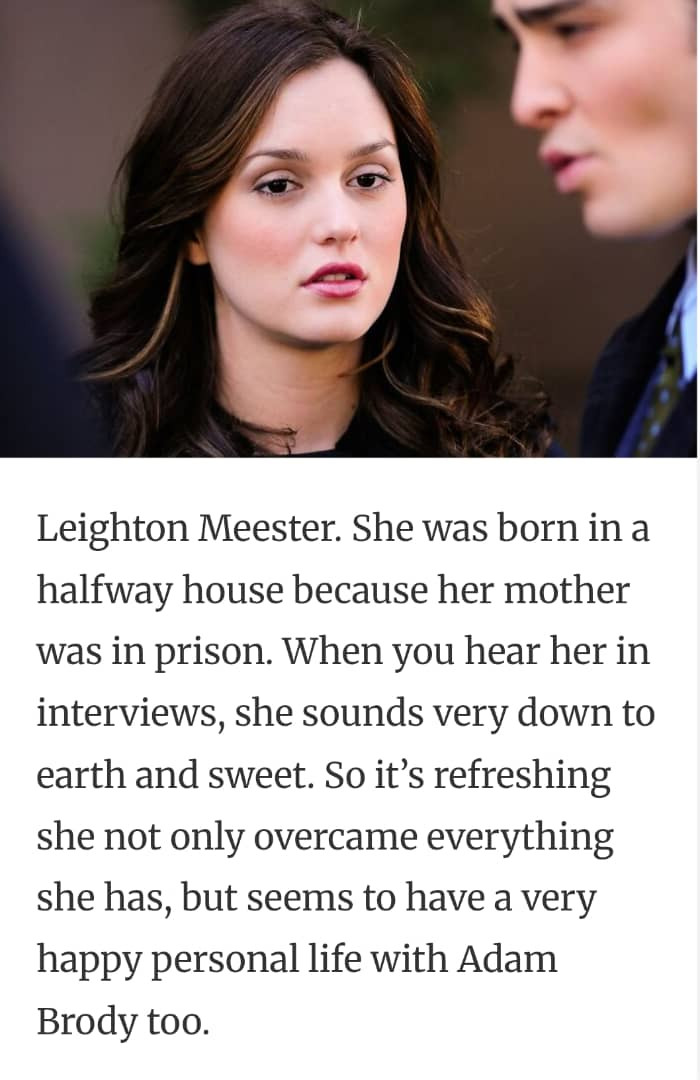 1. Leighton Meester